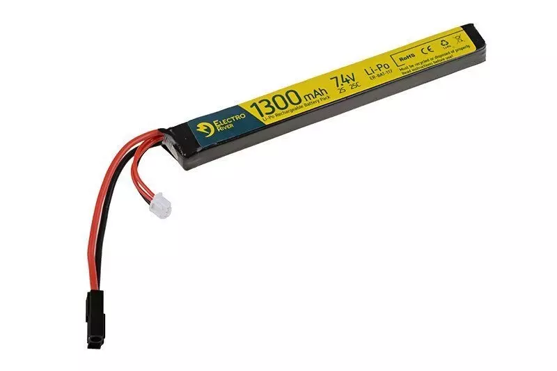 Akumulator LiPo 7,4V 1300mAh 25/50C - Tamiya mały