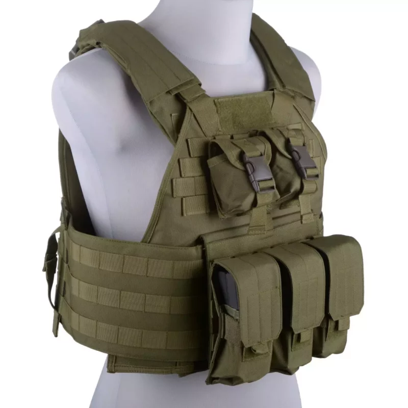 Kamizelka taktyczna typu Plate Carrier - oliwkowa